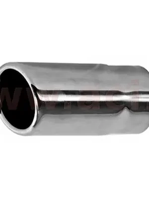 Ověřený koncovka výfuku nerezová kulatá průměr tr. 51 mm, průměr konc. 57 mm, d=120 mm FENNO