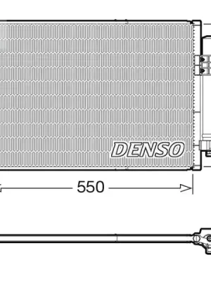 Nejlepší Cena Kondenzátor, klimatizace DENSO DCN10043