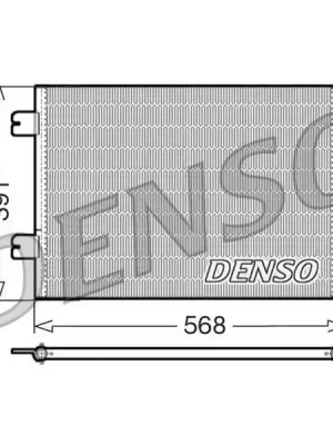 Rychlé Dodání Kondenzátor, klimatizace DENSO DCN23011