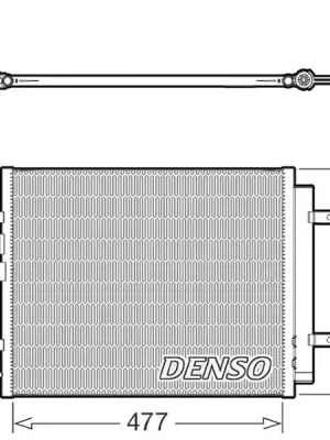 Nejlepší Volba Kondenzátor, klimatizace DENSO DCN41029