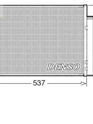 Kondenzátor, klimatizace DENSO DCN46032 Bezpečná Platba