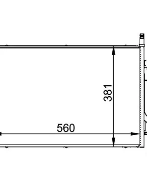 Kondenzátor, klimatizace MAHLE AC 692 000P Horká Nabídka
