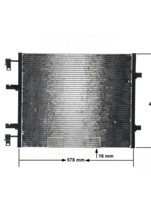Finální Výprodej Kondenzátor, klimatizace MAHLE AC 708 000S