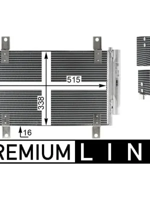 Kondenzátor, klimatizace MAHLE AC 833 000P Vrácení Zdarma
