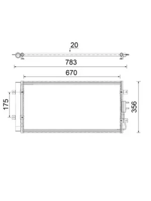 Kondenzátor, klimatizace MAHLE AC 921 000P Koupit Online