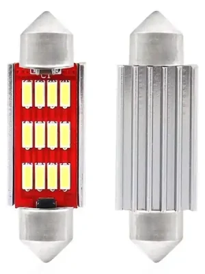 LED CANBUS 4014 12SMD Festoon C5W C10W C3W 41mm White 12V/24V Nejprodávanější
