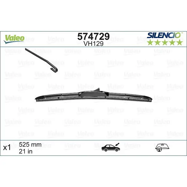 List stěrače VALEO 574729 Sleva