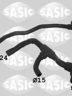 Hadice chladiče SASIC 3404003 Aktuální