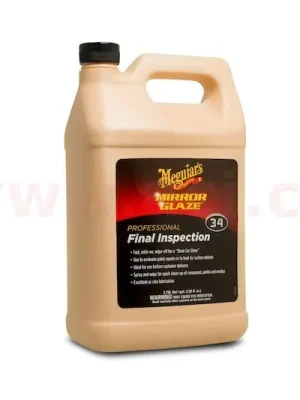 Pouze Dnes MEGUIAR'S pH neutrální lubrikant pod clay a pro snadné stírání leštěnek i nečistot Final Inspection 1 galon / 3,78 l