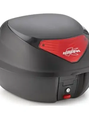 Vrácení Zdarma MONOLOCK TopCase - 29l, KAPPA (černý, červená odrazka, vč. plotny a univerzální mont. sady)