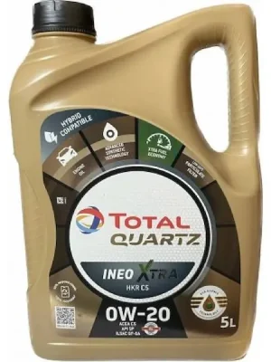 Autentický Motorový olej Total Quartz Ineo Xtra HKR C5 0W-20 5 l