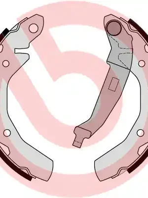 Sada brzdových čelistí BREMBO S10517 Ověřený