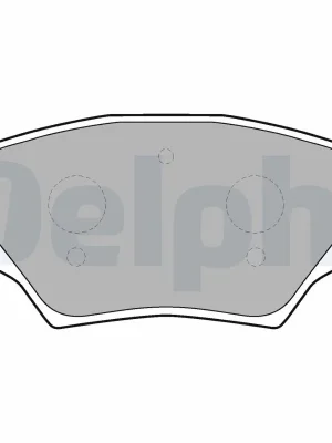 Koupit Online Sada brzdových destiček, kotoučová brzda DELPHI LP1632