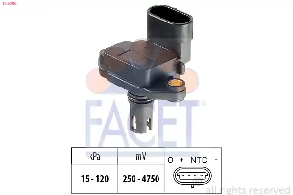 Senzor tlaku sacího potrubí FACET 103086 Výprodej