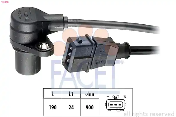 Generátor impulsů, klikový hřídel FACET 90180 Oblíbený