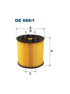 Olejový filtr FILTRON OE 666/1 Zlevněný