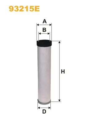 Filtr - sekundární vzduch WIX FILTERS 93215E Pouze Dnes