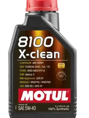 Víkendová Akce Motul 8100 X-Clean 5W-40 C3 1L