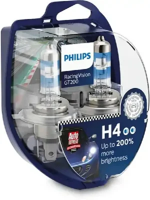 Akce Philips RacingVision GT200 12342RGTS2 H4 P43t-38 12V 60/55W 2 ks