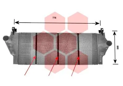 Chladič turba VAN WEZEL 43004295 Aktuální