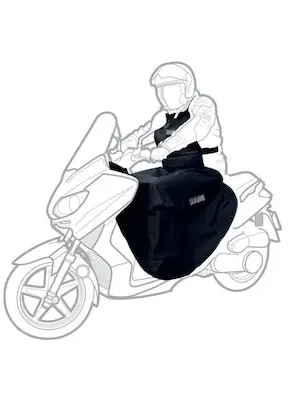 přehoz přes nohy a tělo Scootleg textilní/nepromokavý, OXFORD (černý) Značkový
