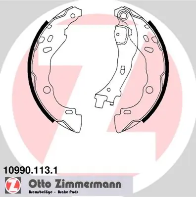 Levný Sada brzdových čelistí ZIMMERMANN 109901131