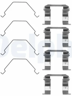 Aktuální Sada příslušenství, obložení kotoučové brzdy DELPHI LX0159