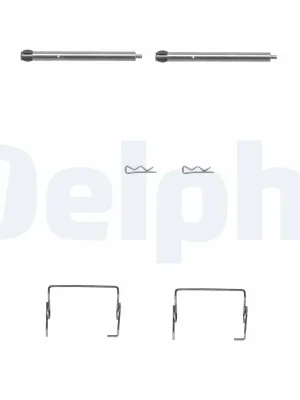 Sada příslušenství, obložení kotoučové brzdy DELPHI LX0264 Akční Nabídka