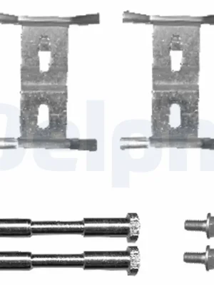 Zlevněný Sada příslušenství, obložení kotoučové brzdy DELPHI LX0449