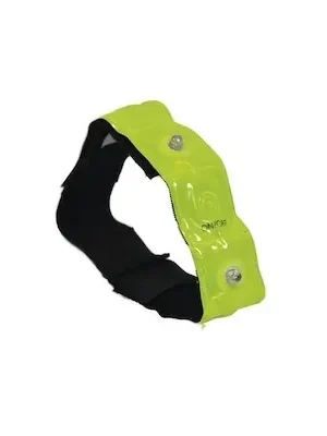 Hit Sezóny reflexní pásek se 4-mi LED diodami Bright Band Plus, OXFORD (žlutá fluo)