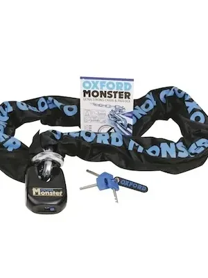 řetězový zámek na motocykl Monster, OXFORD (délka 1,2 m) Originální