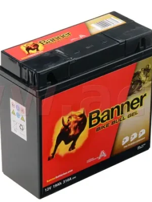 Rychlé Dodání Gelová baterie 12V, GT20H-3, 19Ah, 310A, BANNER Bike Bull GEL 183x79x171