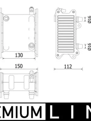 Chladič turba MAHLE ORIGINAL CI 224 000P Akce