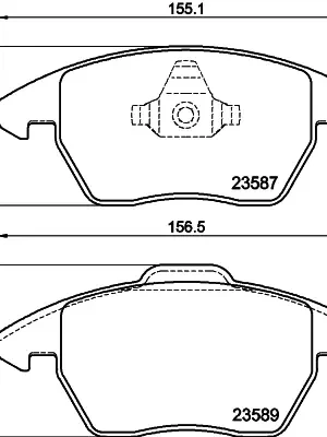Finální Výprodej Sada brzdových destiček, kotoučová brzda HELLA 8DB 355 014-511