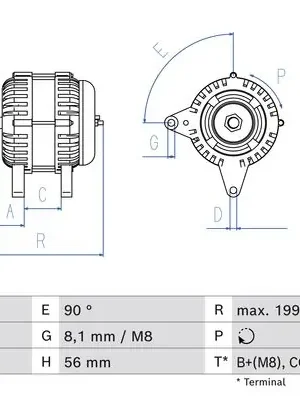 Generátor BOSCH 0 986 084 070 Sleva