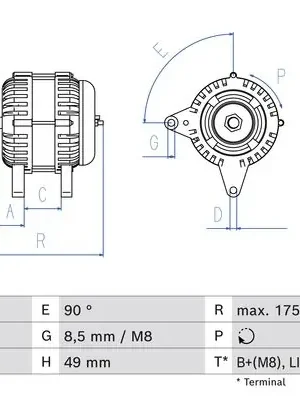 Výhodná Nabídka Generátor BOSCH 0 986 085 170