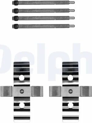 Sada příslušenství, obložení kotoučové brzdy DELPHI LX0702 Nejlepší Volba