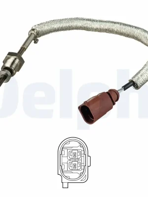 Čidlo, teplota výfukových plynů DELPHI TS30145 Omezená Nabídka