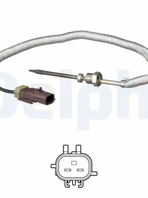 Nízká Cena Čidlo, teplota výfukových plynů DELPHI TS30255