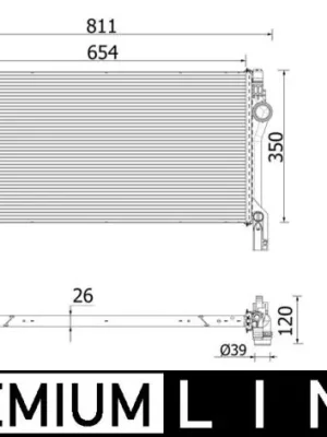 Ihned K Objednání Chladič, chlazení motoru MAHLE ORIGINAL CR 2335 000P