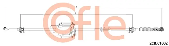 Tažné lanko, ruční převodovka COFLE 922CBCT002 Aktuální