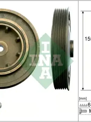 Bezpečná Platba Sada řemenice, kliková hřídel INA 544010120
