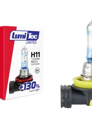 Halogenová Žárovka H11 12V 55W LumiTec LIMITED +130% Levný