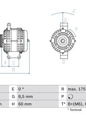 Generátor BOSCH 0986082420 Akční Nabídka