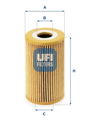 Olejový filtr UFI 2500800 Finální Výprodej