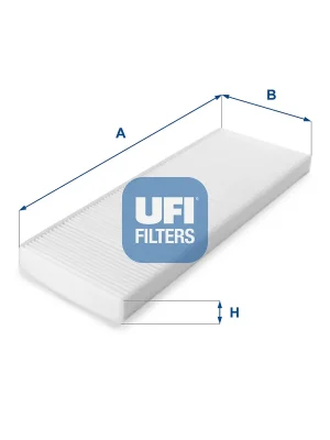 Filtr, vzduch v interiéru UFI 5301400 Odeslání Ihned