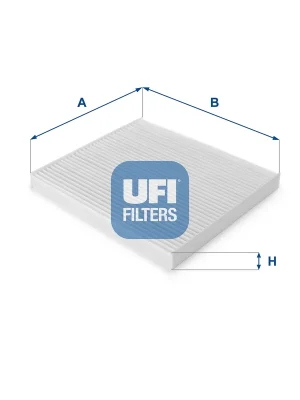 Filtr, vzduch v interiéru UFI 5312500 Víkendová Akce