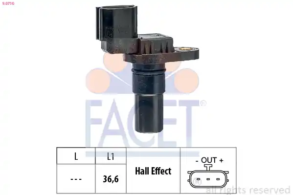 Ověřený Senzor otáček, automatická převodovka FACET 90710