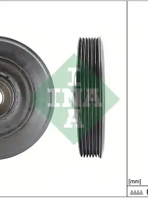 Řemenice, klikový hřídel INA 544009010 Víkendová Akce