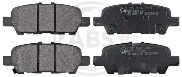 Bezpečná Platba Sada brzdových destiček, kotoučová brzda A.B.S. 37745